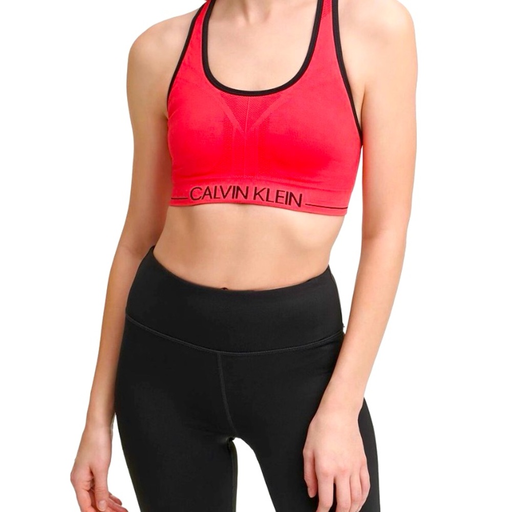 Calvin Klein Performance Sports Bra in Pink.